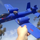 Illustration for article titled A Brilliant Toy Hacker Turned the G.I. Joe Cobra Rattler Into an RC Plane That Actually Flies